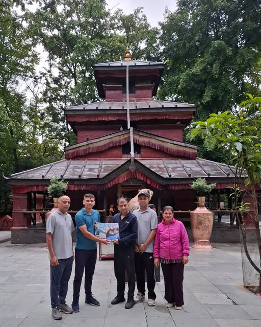 Souvenir Exchange Program at Baglung Kalika Bhagawati Temple